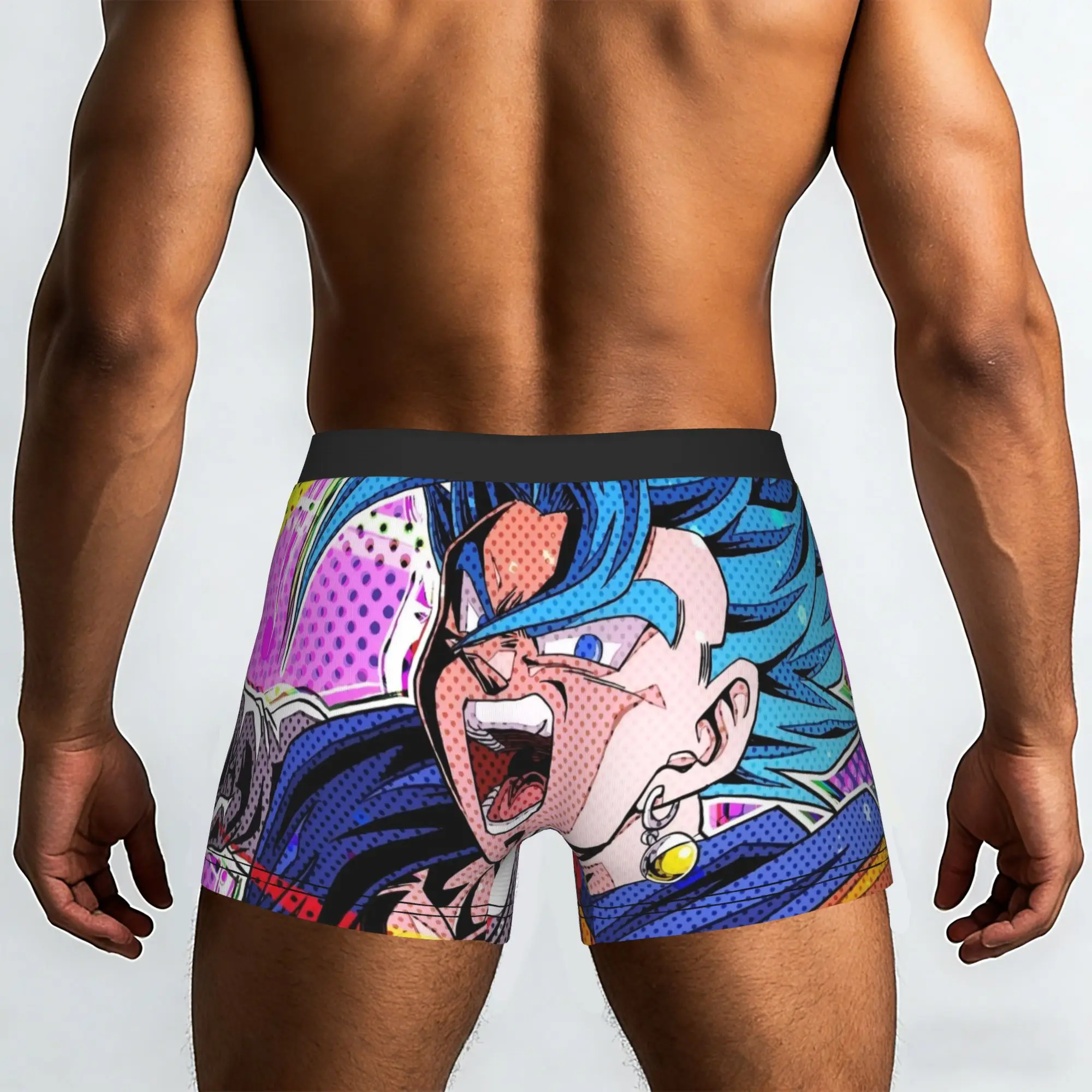 Super Saiyan Blue Goku Dragon Ball Underpants Breathbale Panties Men's Underwear Ventilate Shorts Boxer Briefs