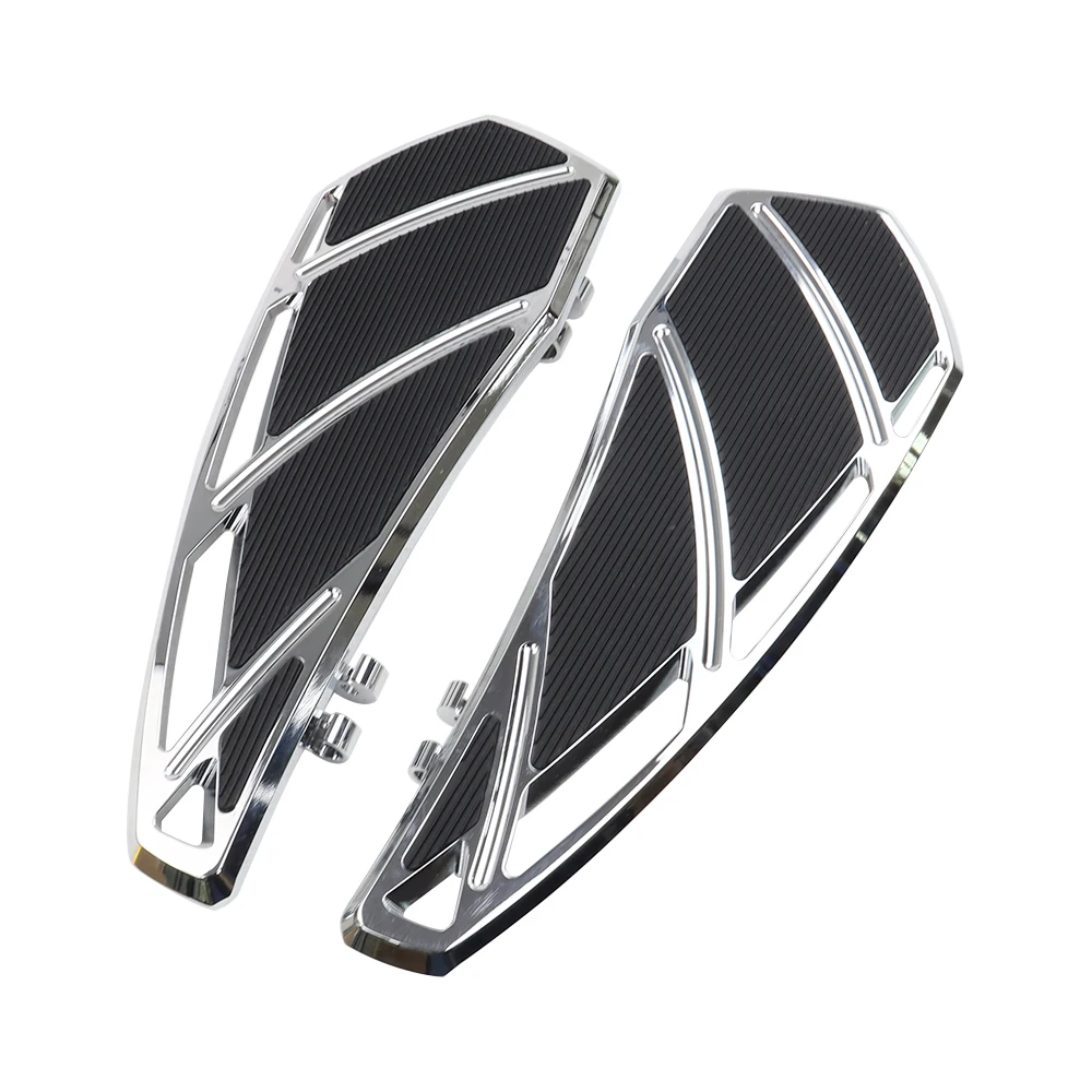 Motorcycle Driver Floorboard Rider Footboard Kit Fit For Harley Road King Electra CVO Street Glide Softail FL Dyna FLD 1986-2023