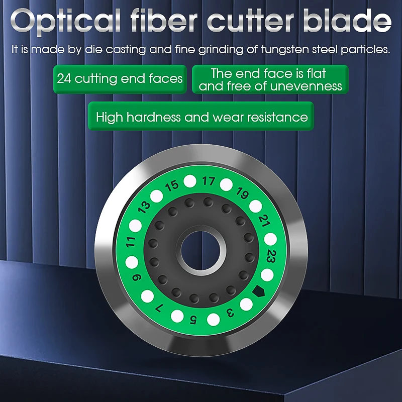 AUA-X3/X1/X2/6S/7S Optical Fiber Optic Cleaver Blade Cleaver Cutter 24 Faces Cutting Positions