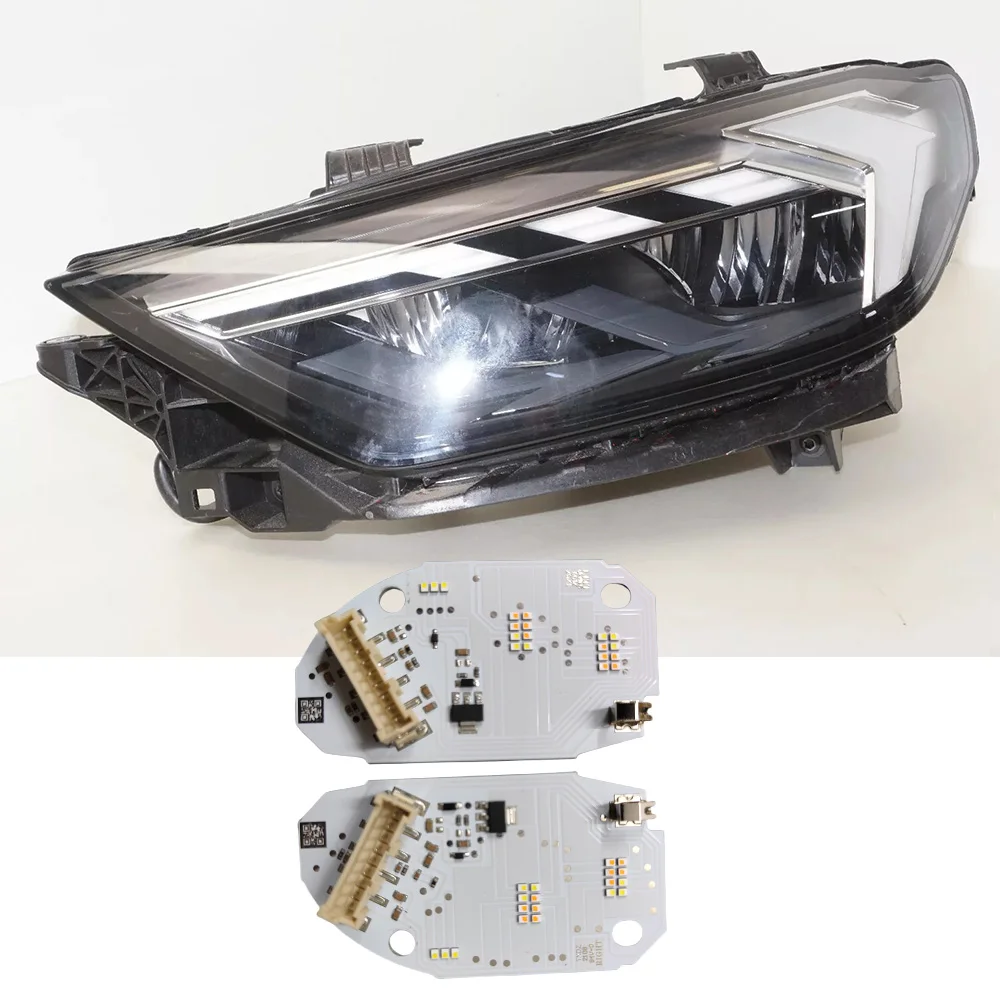 Белые светодиодные чипы указателя поворота DRL 82A 998474   82А 998473   Для Audi A1 S1 Angel Eyes 2019-2023 заменяет автомобильный аксессуар