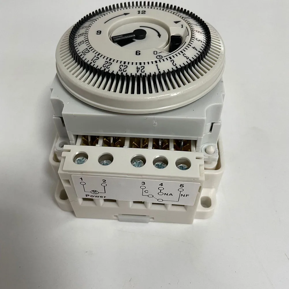 Mechanical Timer AC220V Analogue Timer 24 Hours 15 Minutes DIN Rail Timer Switch For Lamps Water Heaters Irrigation Instruments