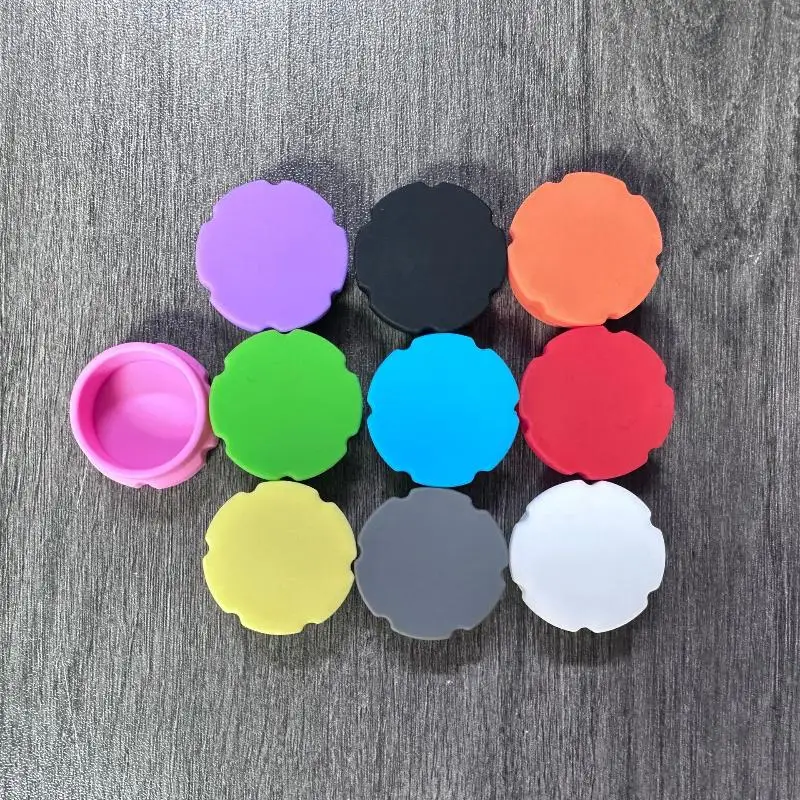8Pcs Reusable Non-Slip Glass Vial Silicone Caps Leakproof Reusable Food-Grade For Insulin Bottles Diabetic Home Travel Supplies