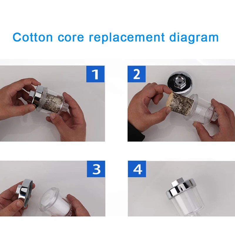 Transparent Faucet Water Purifier PP Cotton Filter Shower Filter Household Mini Tap Water Clean Filter Bath Shower Filter