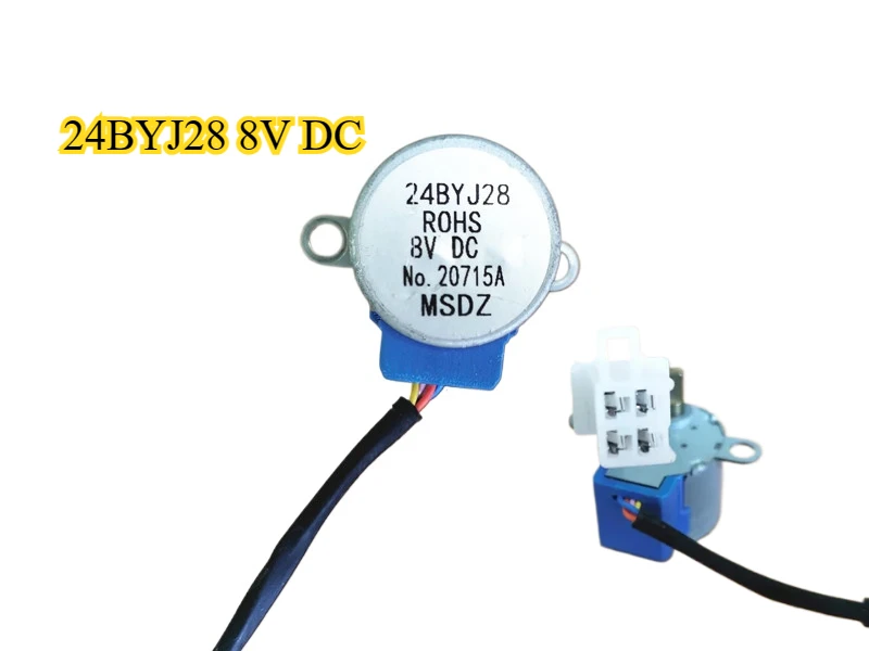 24BYJ28 8V DC motor de passo 4 fases 4 linhas extensor inversor gerador ar condicionado motor de passo peças de carburador