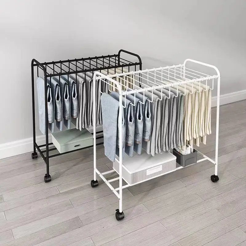 Clothing Store Pants Storage Rack Landing Mobile Multi-functional Pants Rack Hanging Pants Shelf