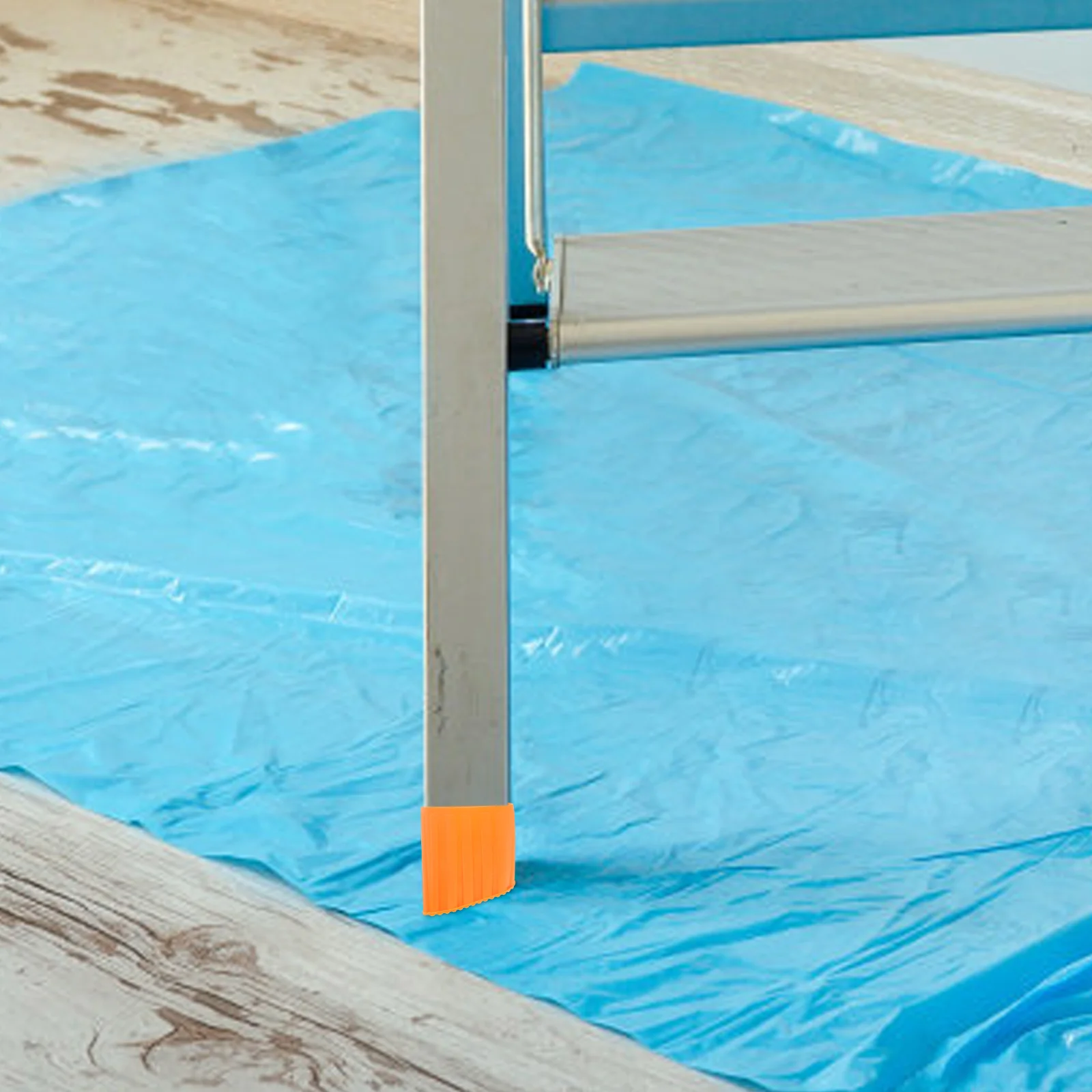 

4Pcs Rubber Ladder Foot Covers Nonslip Replacement Feet Folding Telescoping Ladder Safety Protector Pads Replacement Rubber Feet