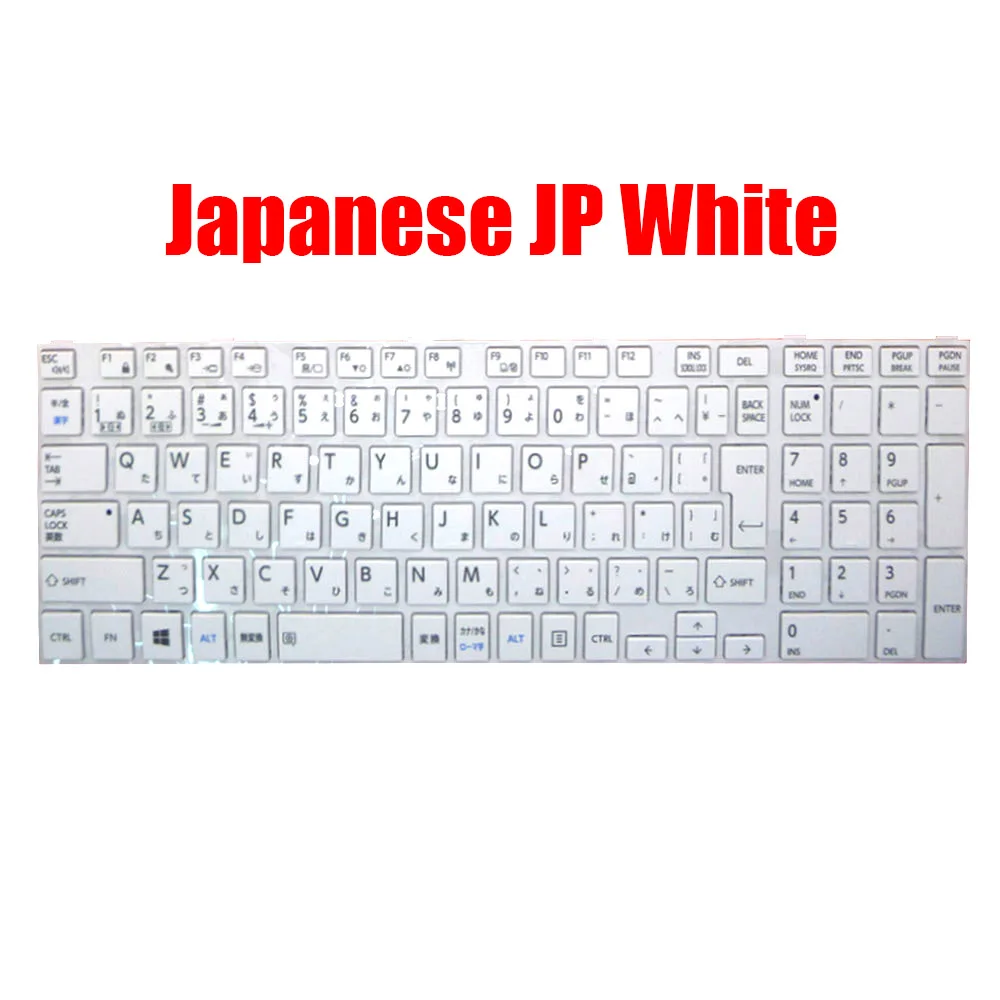 

Japanese JP Laptop Keyboard For Toshiba For Satellite L850 L850D L855 L855D L870 L870D MP-11B50J0-5281W HMB8101TSA11