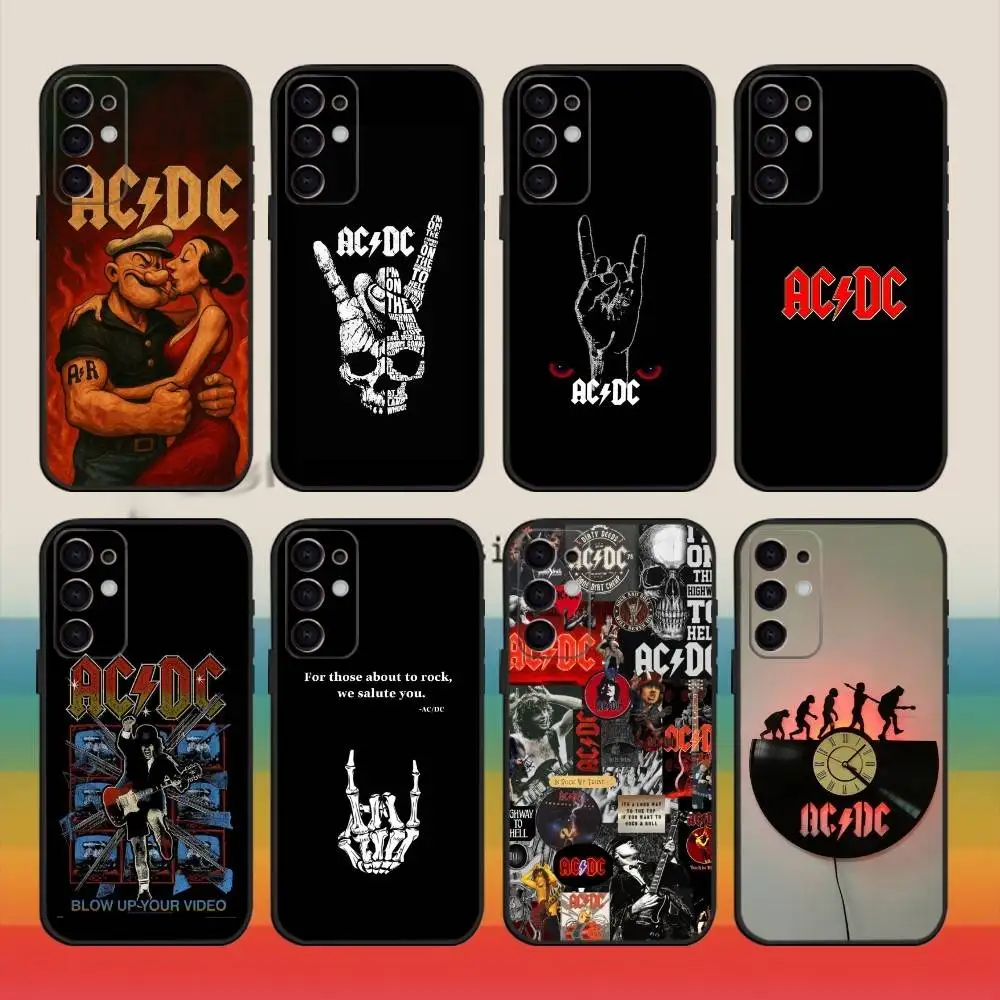 Чехол для телефона A-AC Music D-DC для Samsung S25, S24, S21, S22, S23, S30, Ultra, S20, Plus, Fe, Note, 5G, черный чехол