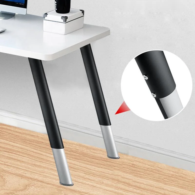 Simple Diagonal Line Metal Table Leg Furniture Support Column Office Meeting Table Foot Cabinet Computer Table Accessories