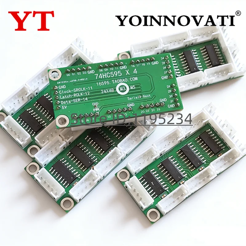 1PCS 74HC595 Shift Register LED Output Module Pin Expansion Board