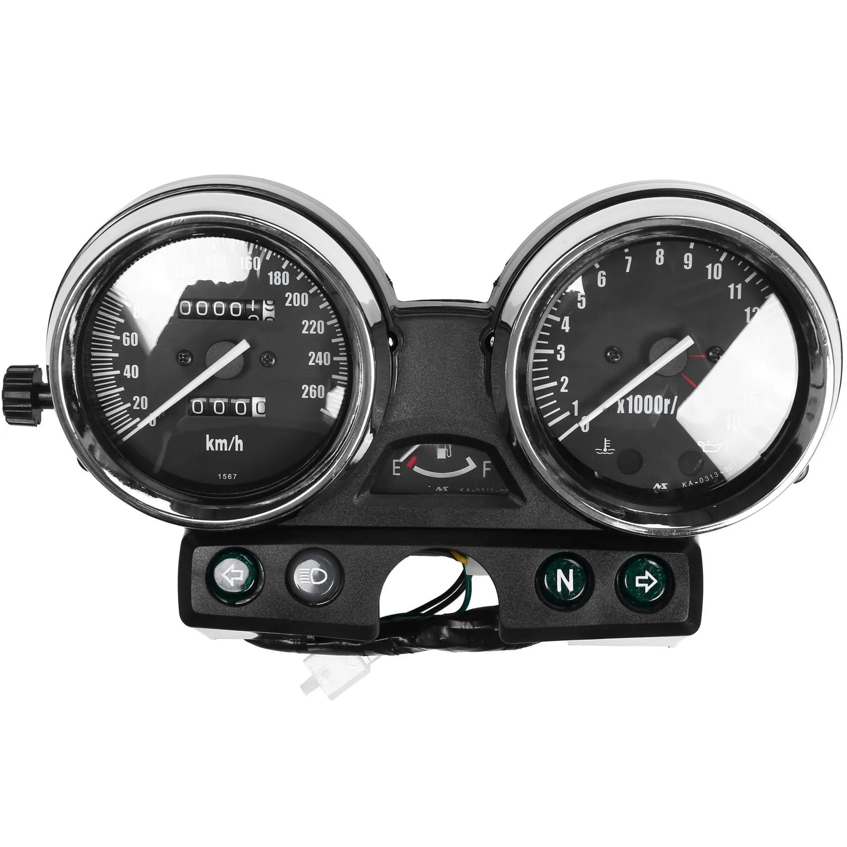 Motorcycle Gauges Cluster Speedometer Odometer Tachometer for KAWASAKI ZRX400 ZRX750