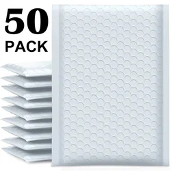 10-50Pcs Envelopes De Bolha De Espuma Branca Sacos De Envio Poli Bolha Mailers Pad Self Seal Sacos De Embalagem 11cm 15cm 23cm Atacado