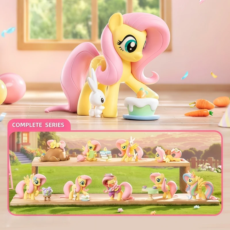 

Funism My Little Pony Sweet Diary Series Blind Box Figures Set Cute Desktop Decor Ornament Toys Official Authentic Birthday Gift