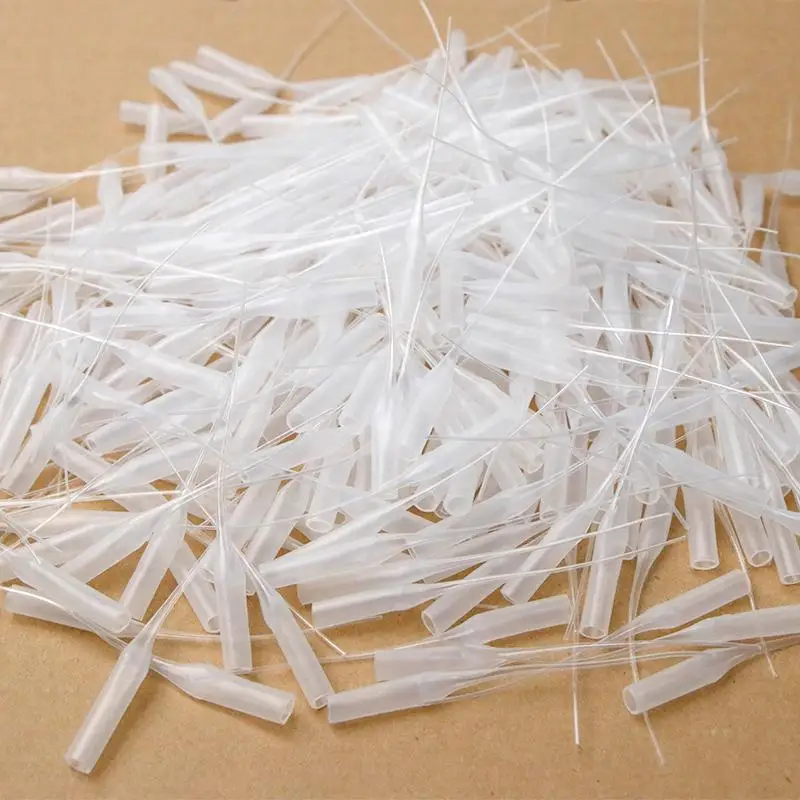 100/200/500Pcs Disposable Glue Applicator Tip Flexible Micro Extension Tube For 502 Super Glue Precision Repair Craft