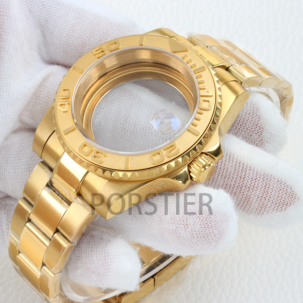gold-pvd-nh35-40mm-watch-case-sapphire-316l-steel-for-nh34-nh35-nh36-nh38-movement-sub-gmt-yacht-master-oyster-polished-strap