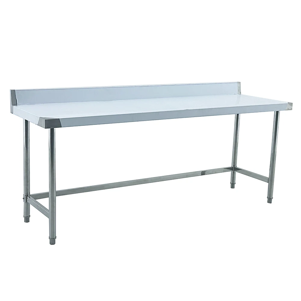 Factory Price Stainless Steel Food Worktable with Under Shelf Working Bench for Restaurant Kitchen