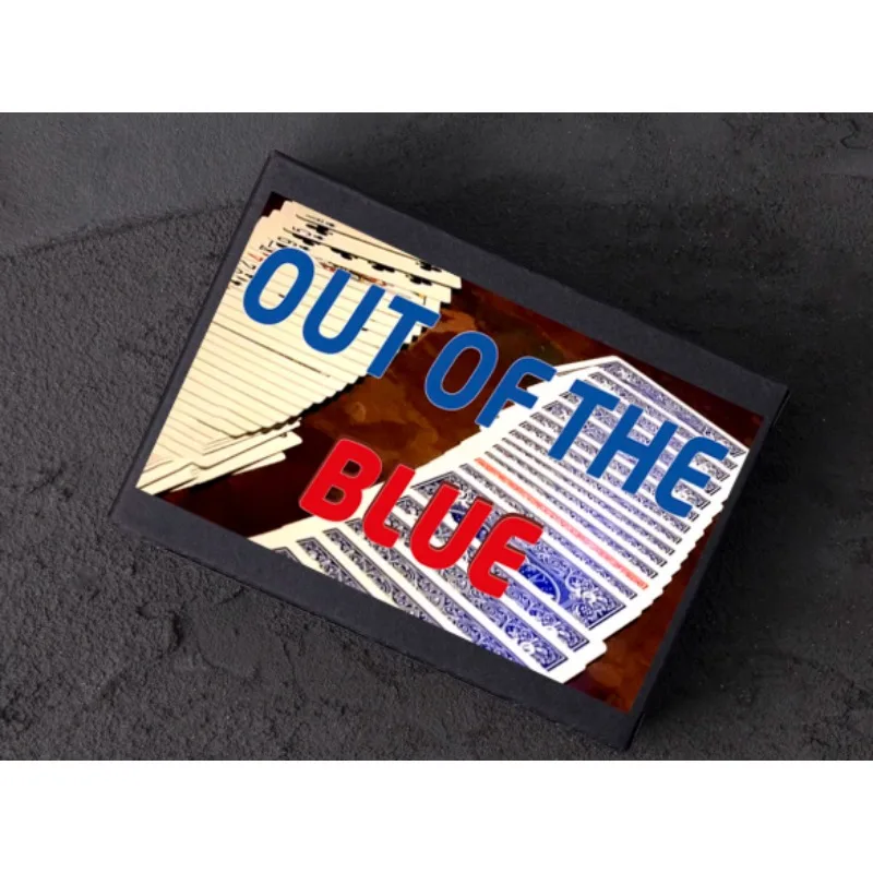 Out Of The Blue (Gimmick and online instructions) by James Anthony Card Magic Tricks Illusions Close up Mentalism Magia Toys