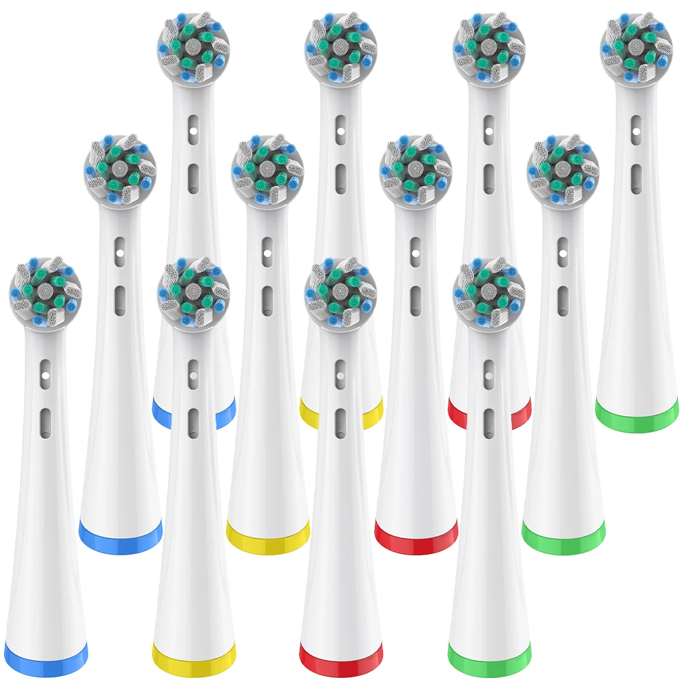 4/8/12 Pcs Professional Cross Clean Replacement Brush Heads Compatible with Oral B iO 2 3 4 5 6 7 7G 8 9 10 Electric Toothbrush