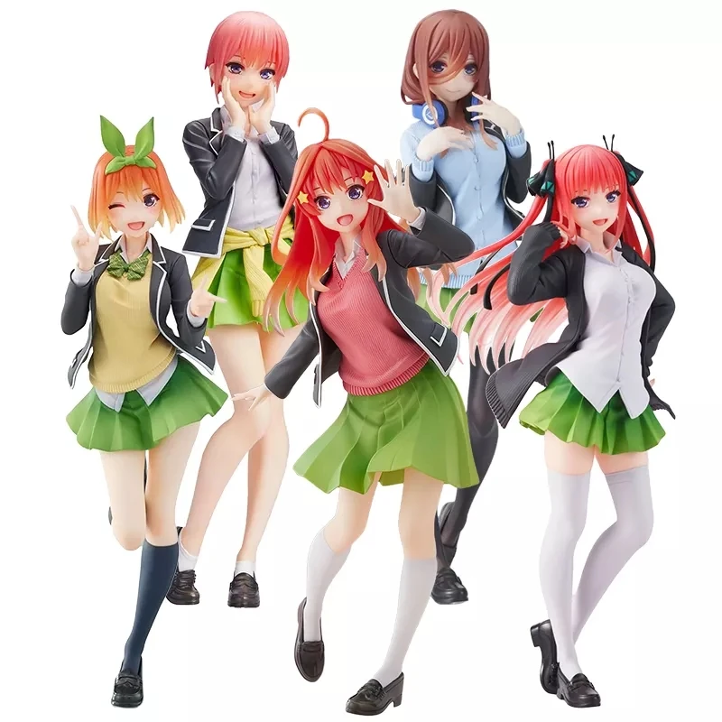 Yotsuba Anime Niedliche Nakano Nino Figur Die Quintessenz der Quintuplets Figur Katze Nakano Miku Figur PVC Sammlerstück Spielzeug – Detail 7