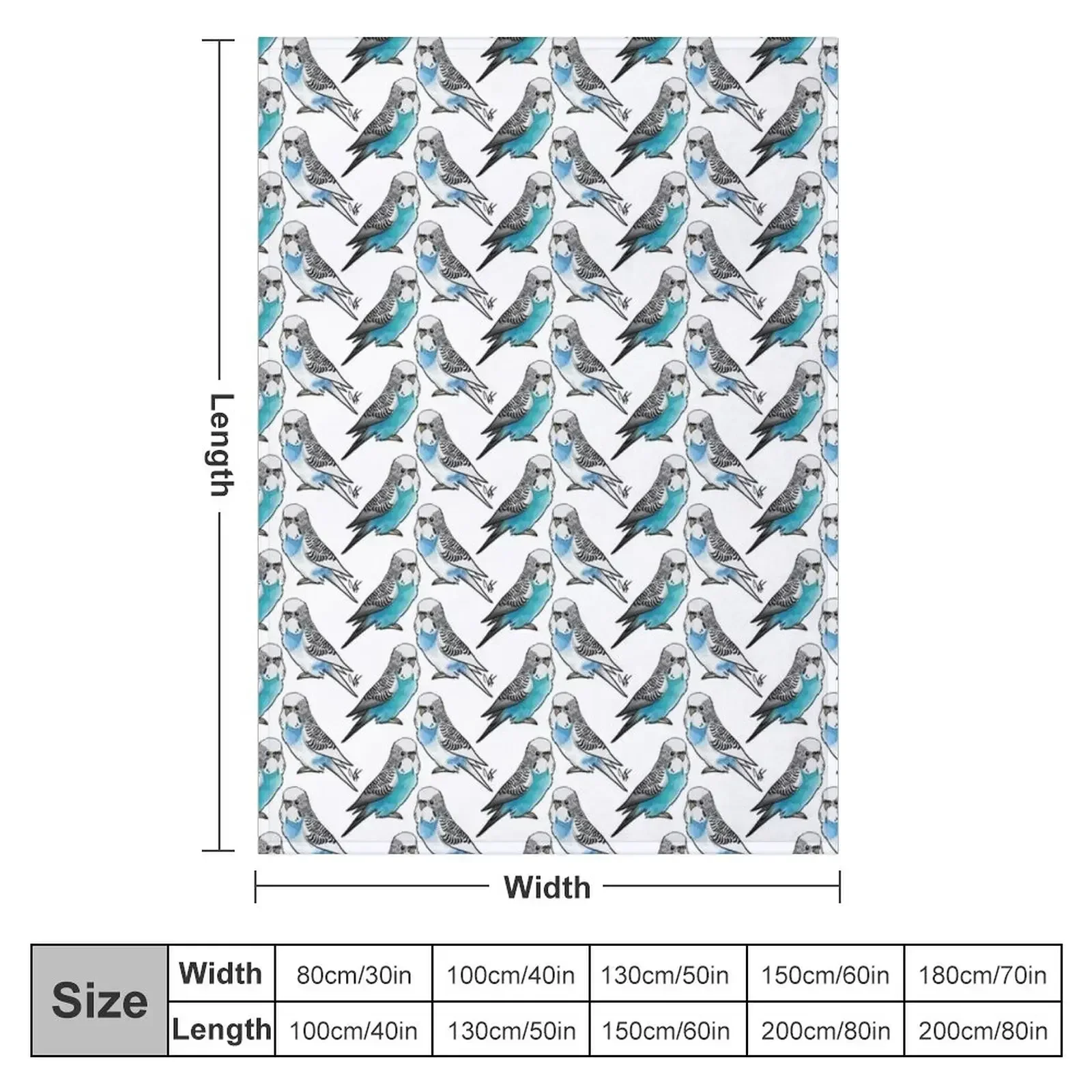 Two Budgies Throw Blanket for babies christmas gifts Soft Big Blankets For Sofas Beach Designers Blankets