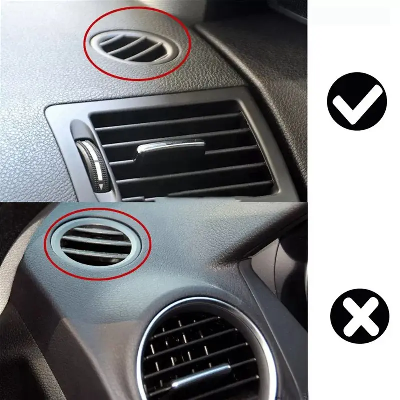 A73Q-Dash Panel Air Outlet Round Air Conditioning Air Outlet Grille For C-Class W204 C200 C260