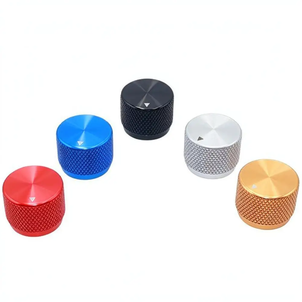 Aluminum Alloy Volume Knob 20x15.5mm Fits 6mm Shaft Hole Potentiometer Rotary Caps For Stereo Audio Electronic Hardware