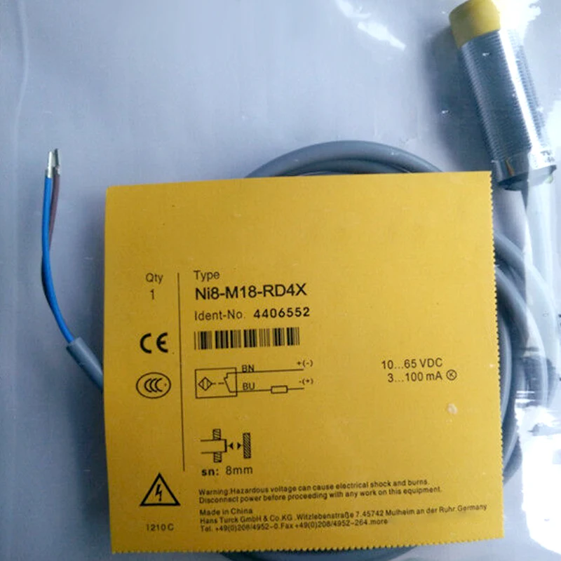 

NI8-M18-RD4X Switch Sensor DC 2 wire NC Waterproof New High Quality