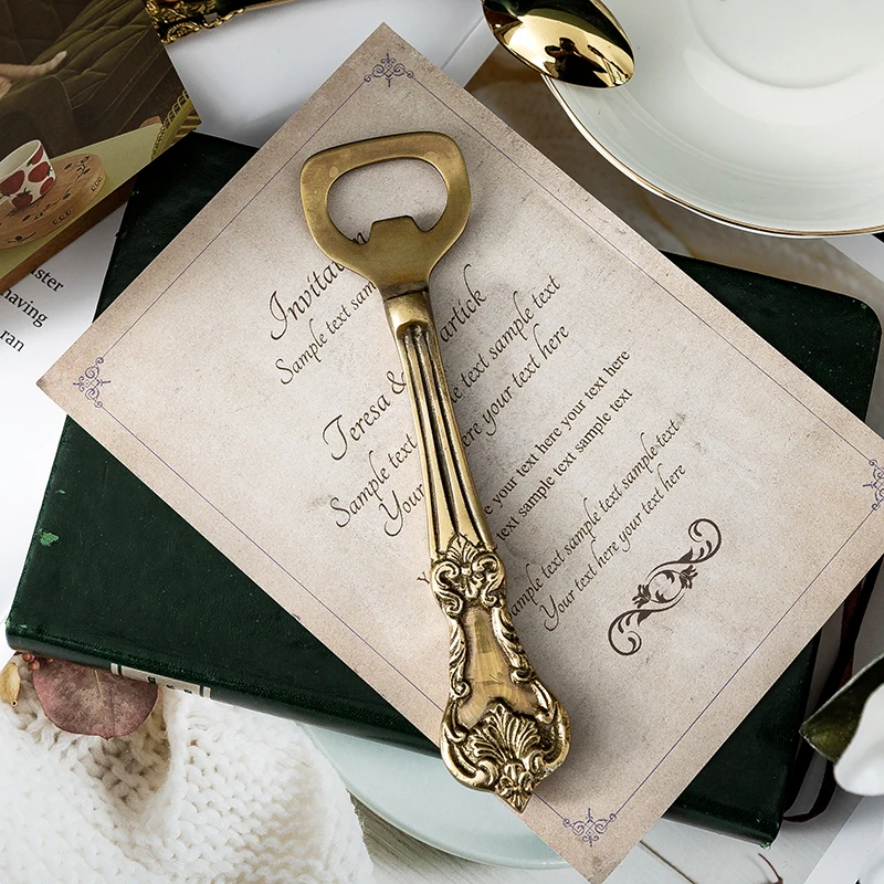 

Vintage Brass Handmade Bottle Opener, Squirrel Design Luxury Home Accessory, Elegant Beer Opener, Functional Wine Tool