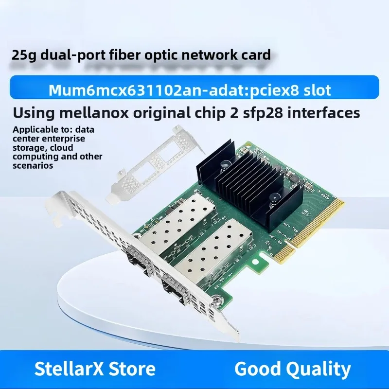 Original genuine MCX631102AN-ADAT ConnectX-6 Lx 25G dual port SFP28 network interface card
