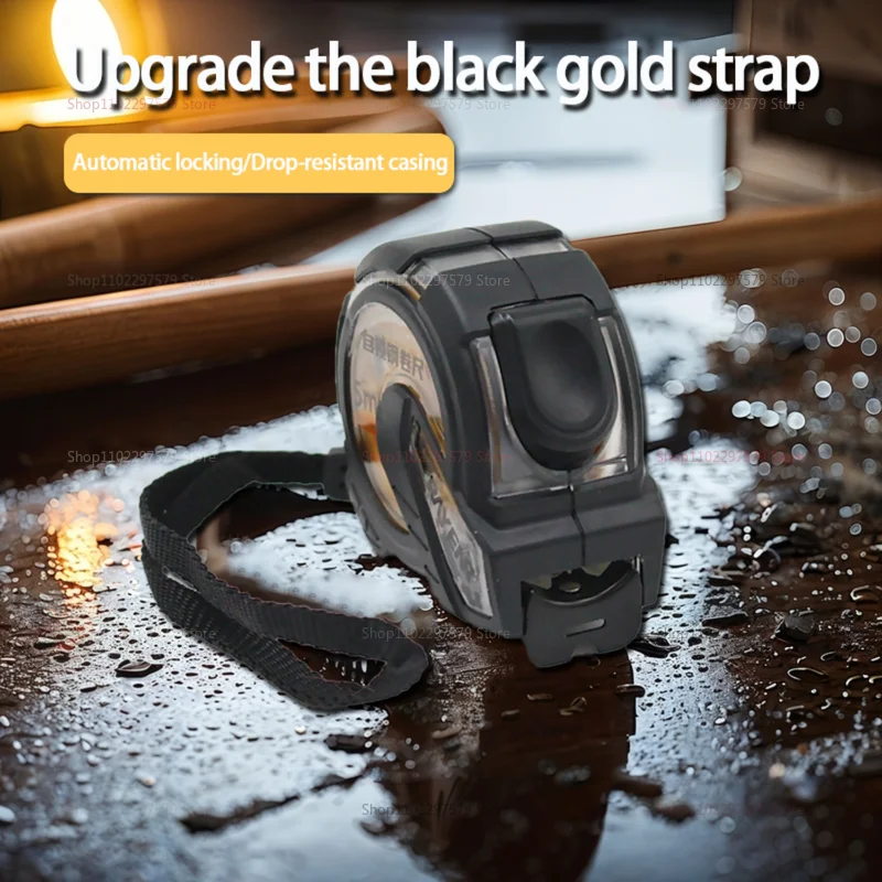 Self-locking Thickened Steel Tape Measure Heavy Duty Wear-resistant Portable Ruler for Home Construction Carpentry