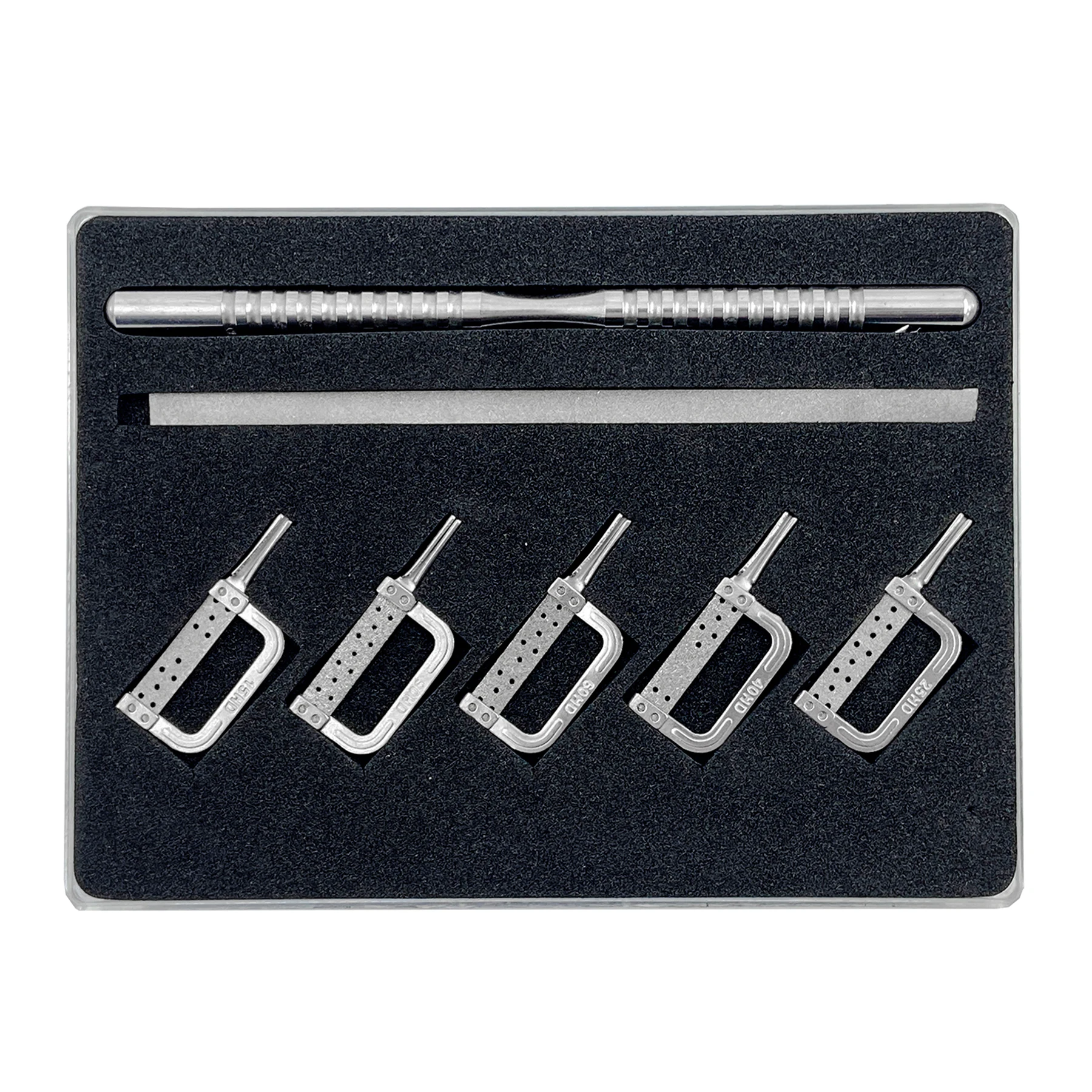 WELL CK 1 Set Dental Orthodontic Interproximal Enamel Reduction Automatic Strip 15HD 25HD 40HD 60HD 90HD with Handle