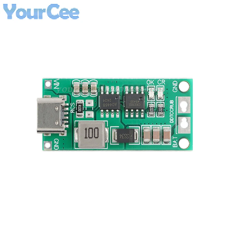 2pcs/lot 2S 3S 4S Cells LiPo Polymer Li-Ion Charger Board Module 1Mhz 8.4V 12.6V 16.8V Step-Up Boost Lithium Battery Type-C To