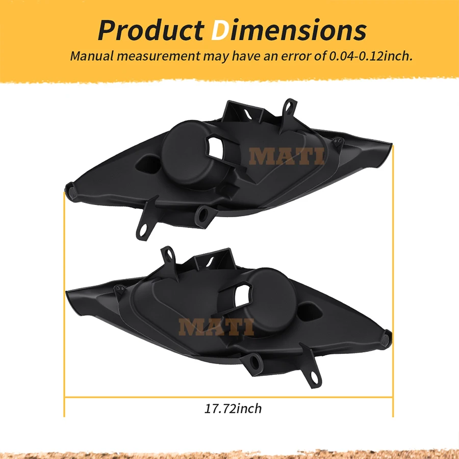 Left and Right Headlight Bucket Housing w/Bezel 5LP-84111-00-00 for Yamaha R-aptor 660 YFM660R 2001 2002 2003 2004 2005