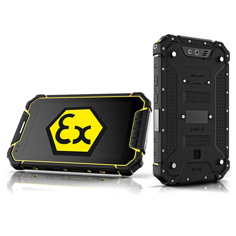Factory 8.0inches 4GB+64GB IP68 NFC Android 8.1 Explosion-proof Rugged Tablets Rugged Laptop Industrial Tab ATEX Tab