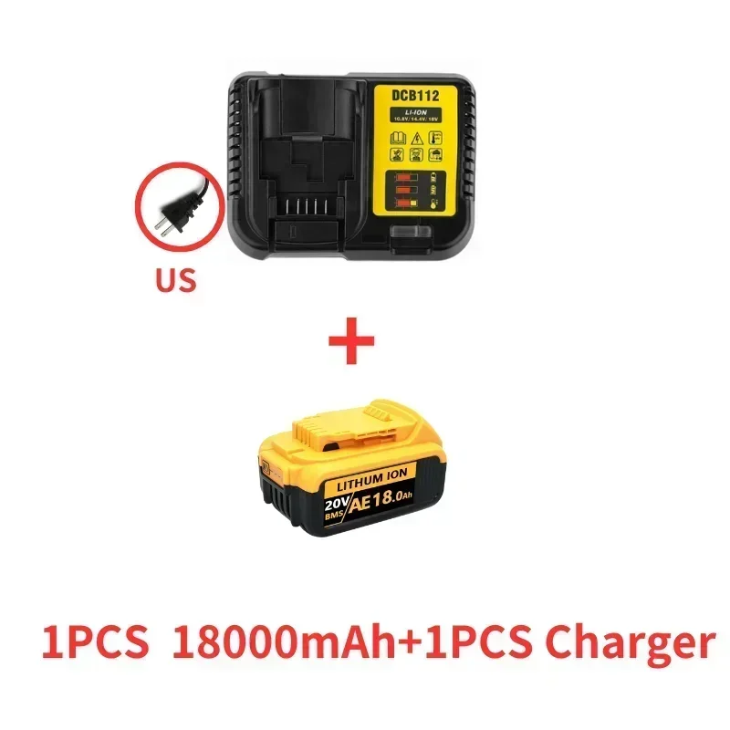 Baterai Lithium-ion untuk Dewalt, baterai MAX 20V/60V 9Ah DCB609 untuk DCB200 DCB201 DCB609 DCB182 DCB204 baterai untuk Dewalt 20V