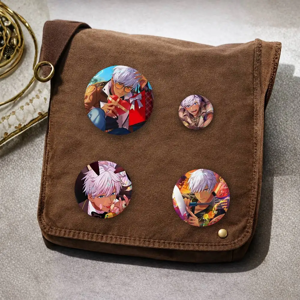 ObE-Y- ME- MaM-M-on Badge On Backpack Accessories Enamel Pins Round Brooches Clothes Bag Decor Jewlery Friend Gifts