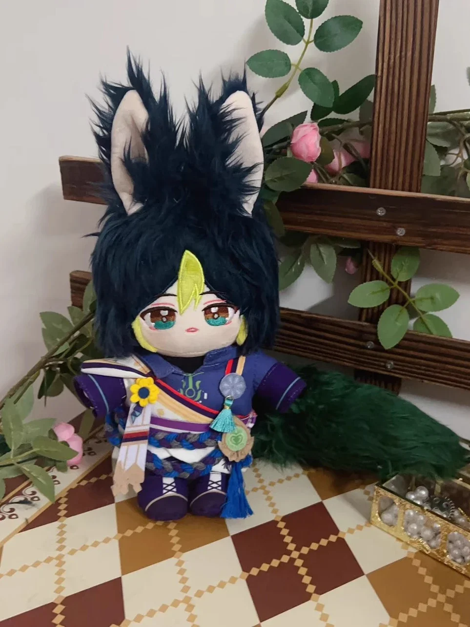

Anime Genshin Impact Tighnari Cosplay Cotton Doll pendant Gift