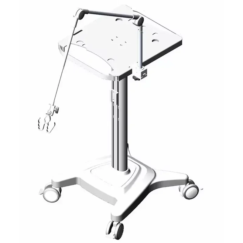 Mobile Electrode Cart Portable Medical Machine Rolling Monitor Trolley no Support Arm