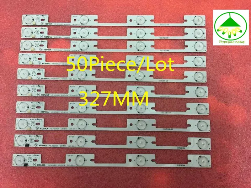 

FOR 50PCS/Lot KDL39SS662U 35018339 35018340 327MM 4 LEDs( 1 LED 6V) original NEW Free shipping