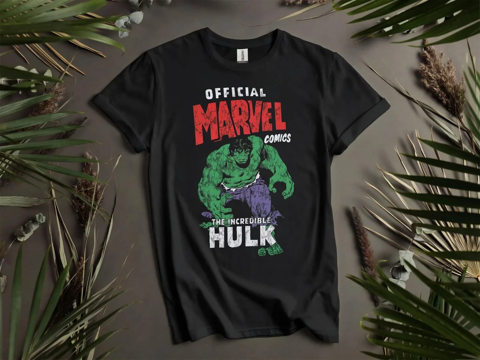 

Официальная хлопковая футболка Marvel Hulk — классическая футболка с изображением Невероятного Халка, идеально подходит для поклонников комиксов Marvel, футболка S-4XL