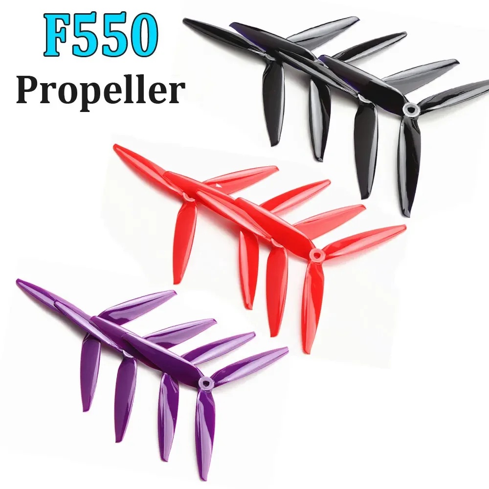 

10pairs High Quality 7040 7X4X3 7Inch 3 Blade/ tri-blade Propeller 10CW 10CCW for 7inch 8inch RC FPV Racing Freestyle Drone