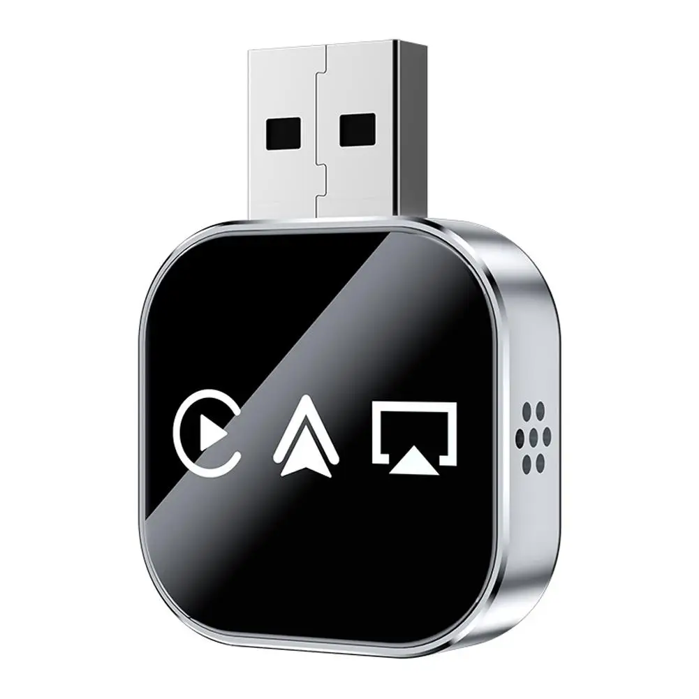 

2026 New Smart AI Box 3 In 1 Wireless Carplay Mirror Link Carplay Android Auto USB Dongle Adapter Wired Carplay To Wireless A