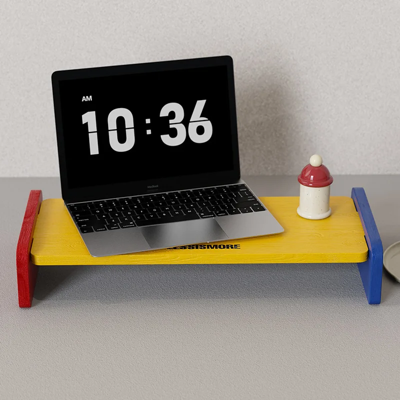 Desktop Computer Monitor Stand Riser Display Stand Base Bracket Office Desktop Keyboard Tray