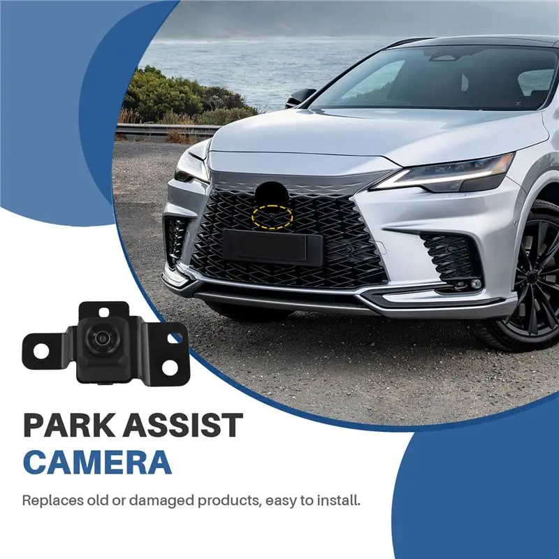 A99F-Car Front View Camera 86790-48300 8679048300 For LEXUS RX SERIES RX350 RX500H 2022- Front Grille Park Assist Camera