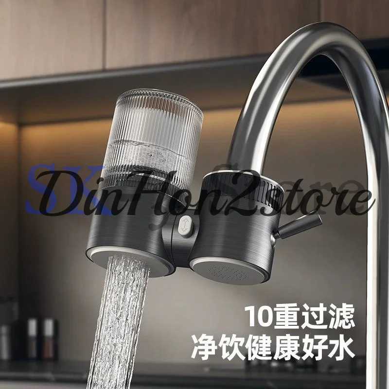 Water Purifier Tap Faucet Kitchen Silent Ceramic Water Purifier Water Purification Pre-filter Home Appliance Dual Outl