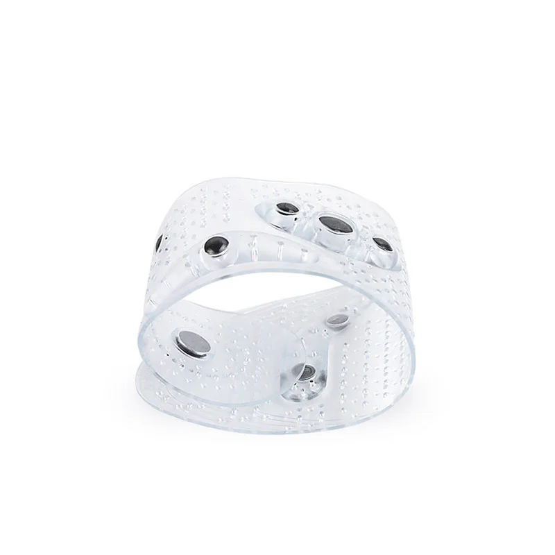 رجل إمرأة العلاج المغناطيسي تدليك النعال فقدان الوزن العلاج بالابر تعزيز الدورة الدموية شفافة الأحذية وحيد منصات الهدايا