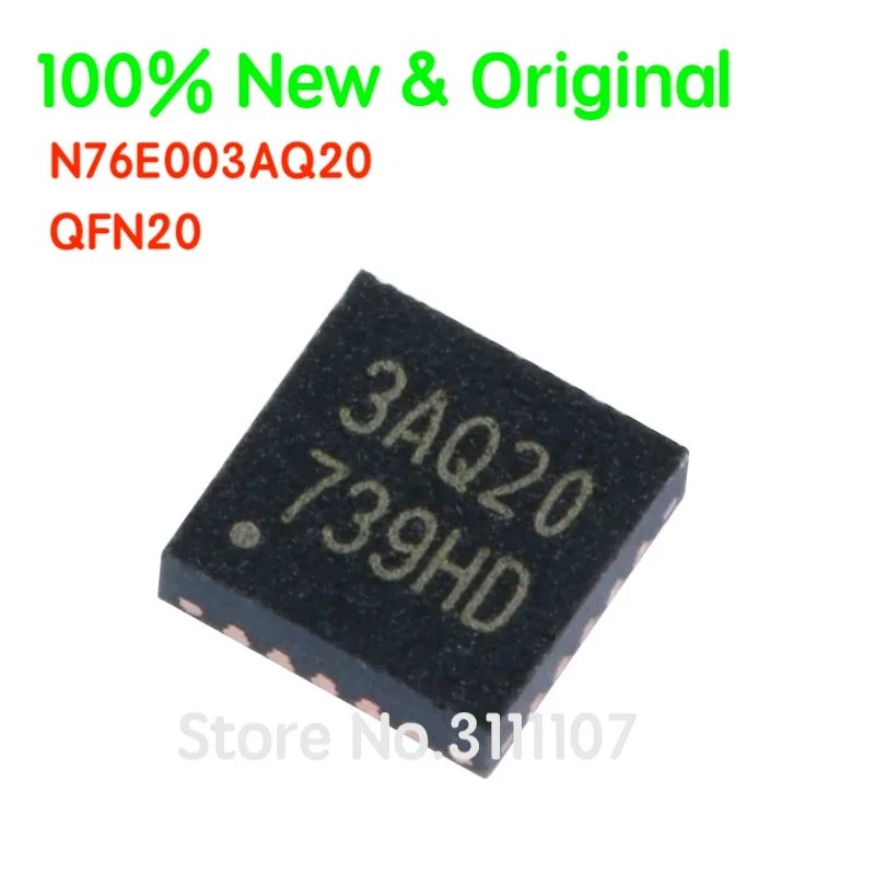 N76E003AQ20 3AQ20 QFN20 STM8S003F3U6 Microcontroller Chip MCU IC Controller 100% New & Original