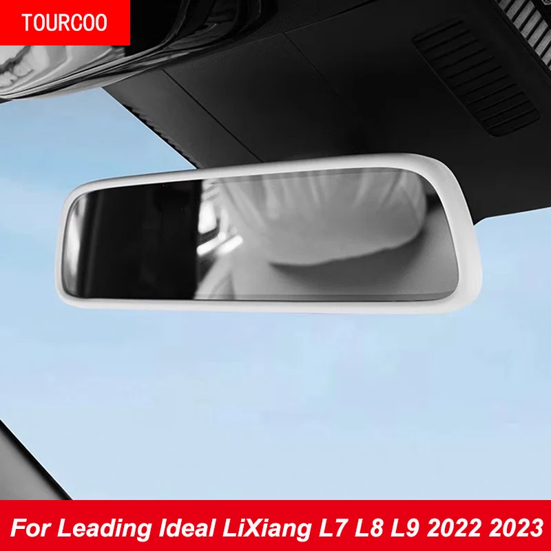 

For Leading Ideal LiXiang L7 L8 L9 2022 2023 Car Interior Rearview Mirror Rubber Anti-Collision Protection Sleeve Accessories