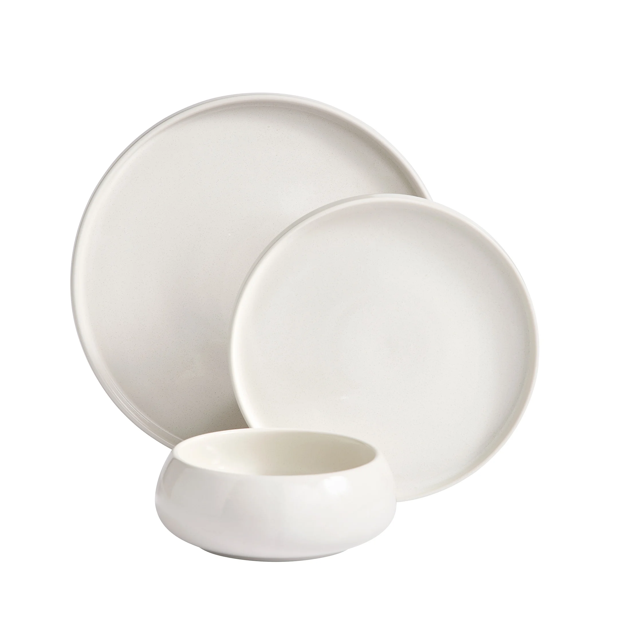 

Better Home and Gardens Asher 12-Piece Dinnerware Set for Everyday Dining and Entertaining
