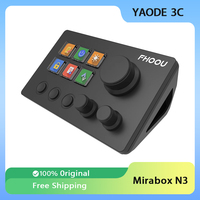 Mirabox N3 Mechanical Keyboard 3 Multifunctional Knob Mini Keypad Desktop Controller Webcast PS Music Console PC Accessories